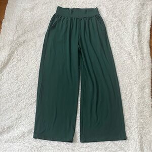 ZJCT Green Women's Wide-Leg Pants
